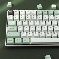130key/set G November Fog Keycaps PBT Dye Subbed Key Caps Cherry Profile Keycap With 2.25U 2.75U 3U 7U Spacebar ISO Enter - details 1