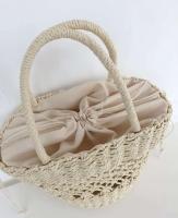 Popular bolso de playa tejido con agujeros de paja para verano, carteras, bolsos de mano profesionales para mujer, bolsos de mano para mujer - details 10