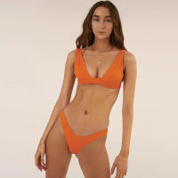 Conjunto de Bikini de Color Sólido de Alta Calidad Estilo Ajustado para Mujeres - details 12