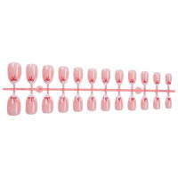 Wearable uñas cortas ovaladas lazo francés manicura minimalista uñas removibles chapa de uñas wearable acabados nuevos - details 4