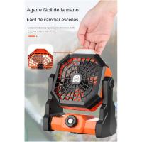 Camping Ventilador 20000mAh, Portátil Recargable para Escritorio Tienda de Campaña con Control Remoto y Gancho, Luz LED, Ventila - details 8