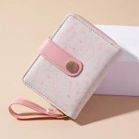 Cartera japonesa con diseño de gato para niñas, tarjetero pequeño para estudiantes, bolsa de dinero con cremallera, monedero - details 8