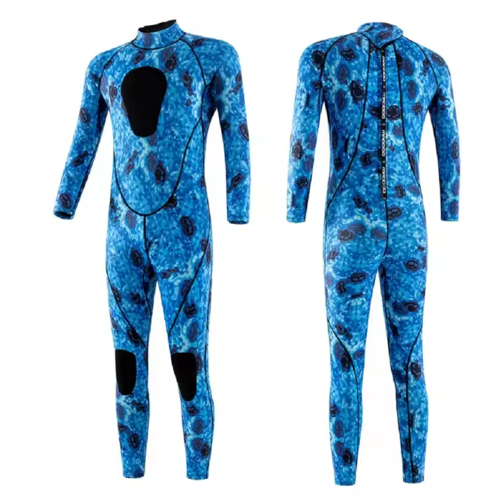 Trajes de neopreno para pesca submarina de 3mm, trajes de neopreno para pesca, buceo, surf, snorkel, kayak, camuflaje, cuerpo completo para adultos, térmico, mantiene el calor - 1