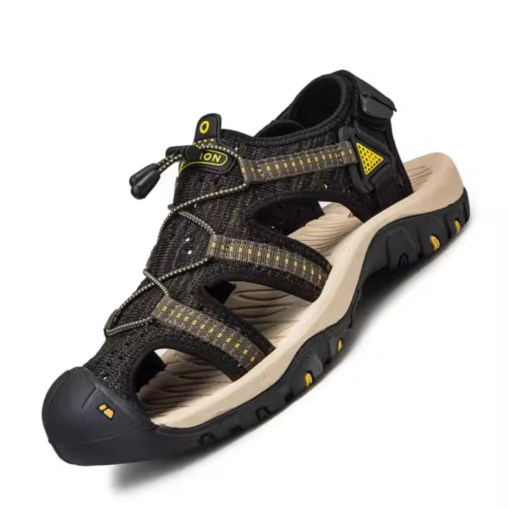 Sandalias transpirables de verano para hombre, zapatos de playa antideslizantes de secado rápido para exteriores, cómodas sandalias de ocio para senderismo, escalada y pesca - 1