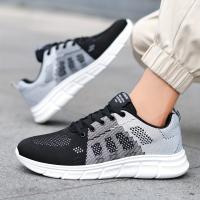 Zapatillas para correr con cordones, ligeras y transpirables para hombre, cómodas para el parque de gimnasio de entrenamiento al aire libre - details 8