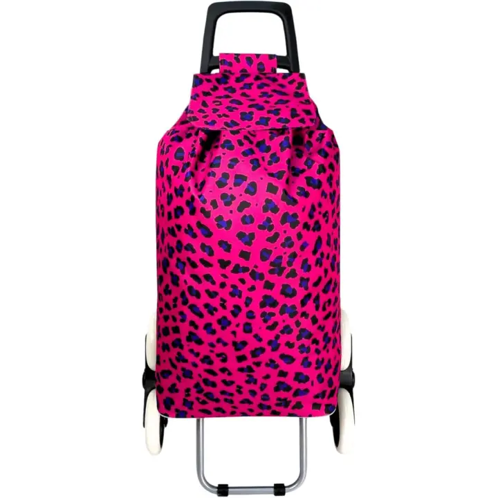 Carro de la Compra Plegable para Subir Escaleras con Ruedas, Carrito del Mercado de 6 Ruedas, Bolsa Impermeable de 44L litros - 1