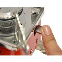 Estufa de Gas Portátil de Acero Inoxidable Mini Estufa Cuadrada para Exteriores - details 3