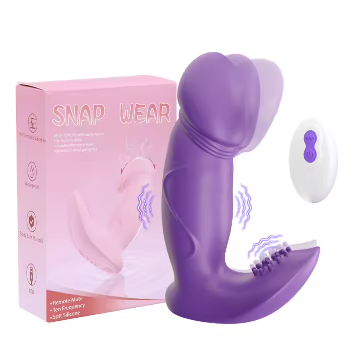 Vibrador Control Remoto Estimulador de Clít y Punto G para Mujeres Juguete Sexual Inalámbrico para Panties - 1