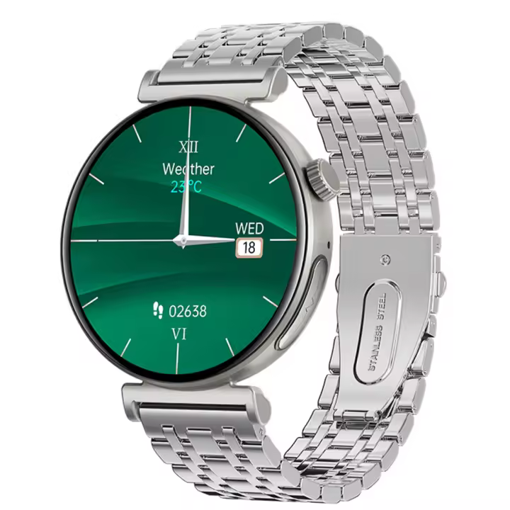 Reloj inteligente VL45 Pro, dispositivo con detección ECG, Bluetooth, llamada de emergencia SOS, fotografía remota, Pantalla AMOLED, novedad de 2024 - 1