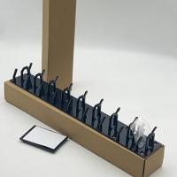 Estante para sombreros de pared con 9 rejillas, práctico soporte de exhibición para sombreros, organizador de gorras de béisbol multicapa montado en la pared para sala de estar - details 5