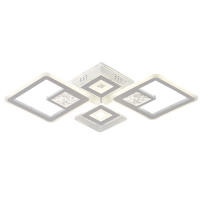 Lámpara de techo acrílica moderna con LED incorporado de 46W controlable por remoto para iluminación de porche y dormitorio con Montaje flush - details 12