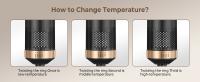 Cepillo de Aire Caliente 5 en 1, Secador de Pelo, voluminizador de Alisar, modelo Multifuncional para Todo Tipo de Cabello - details 18