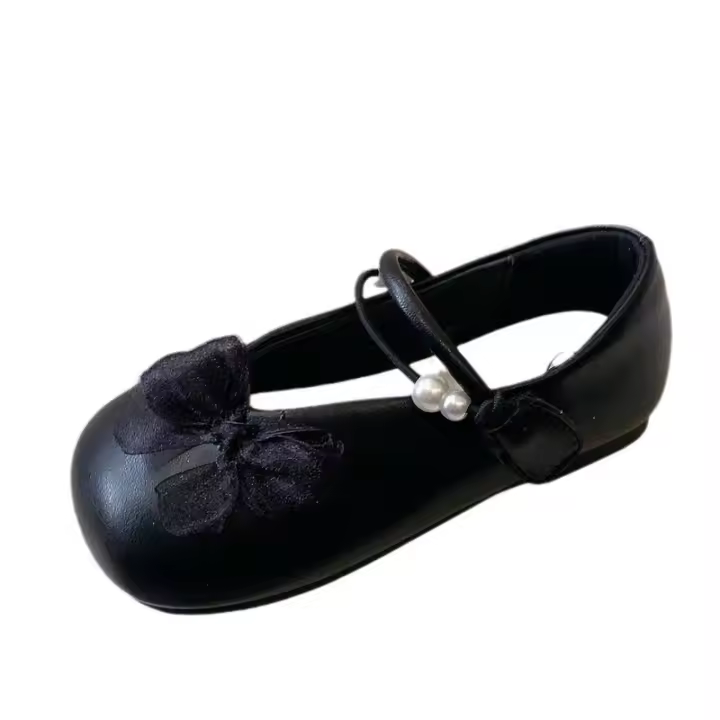 Zapatos de princesa con boca poco profunda y perla para niña, compañera de clase de Arco. - 1