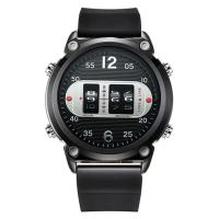 Reloj de Cuarzo Automático de Lujo Diseño Único Correa de Cuero Deportivo Militar Simple - details 9