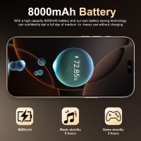 I16 Pro Max 5G Smartphone 7,3 pulgadas pantalla HD 72MP + 108MP Cámara Snapdragon 8 Gen 3 8000mAh Dual SIM desbloqueo teléfono versión Global 8+256GB. - details 8