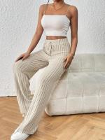 Pantalones de Moda para Mujer de Cintura Elástica Pantalones de Nylon Vintage de Cintura Recta y Cinturón Elástico Tendencia 2025 - details 8