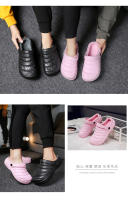 Zapatillas de casa para hombre y mujer, zuecos cálidos de alta calidad con forro de felpa, antideslizantes, para jardín, invierno, 2021 - details 8