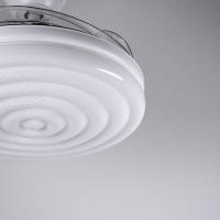 Ventilador de techo ROCAS Motor DC Aspas Desplegables con Luz Led 36W MEMORIA Regulable en intensidad DIMMER (Luz nocturna) a - details 2