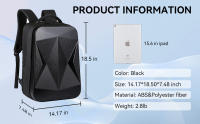 Mochila portátil para Hombre ,mochila escolar,Impermeable con USB, negocios, trabajo Diario, viajes Escolares - details 2
