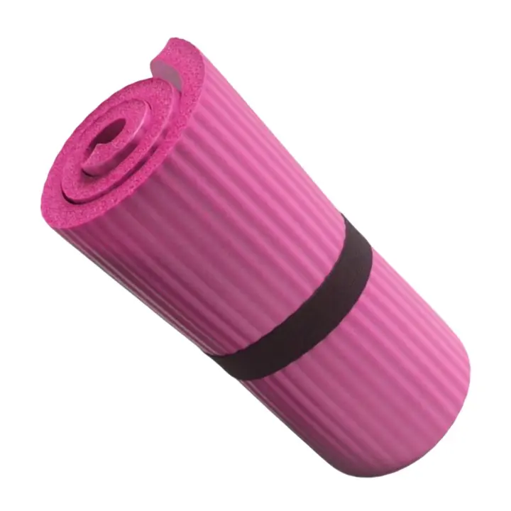 Esterilla de Yoga antidesgarro, colchoneta de Fitness y ejercicio resistente con correa de almacenamiento para estiramiento de Pilates y Yoga en casa - 1