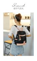 Mochila de Viaje de Lona Oxford Moda Antirrobo para Mujeres Gran Capacidad para Escuela y Viajes - details 1