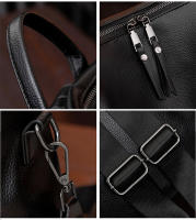 Bolso de hombro para mujer, versión coreana, versátil, a la moda, mochila de cuero PU suave de gran capacidad, doble uso - details 1