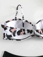 Traje de baño conjunto de Bikini de leopardo estampado ral trajes de baño de playa Push up ropa de playa de verano dos piezas traje de baño de cintura baja 2023 mujeres - details 4