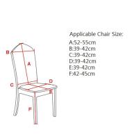 Funda protectora gruesa para silla de comedor de Hotel, funda Simple de Color sólido, decoración de banquete, asiento de una pieza, funda Universal para taburete - details 4