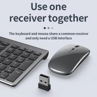 5.jpg Jomaa-conjunto de teclado y ratón inalámbrico para ordenador portátil, accesorio recargable y delgado con Bluetooth, USB 2,4G, Combo de teclado y ratón - details 3