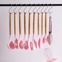 Juego de Utensilios de Cocina de Silicona Resistente y Antideslizante 11 Piezas Completas con Soporte de Acero Inoxidable Incluye Espatula y Cuchara de Almacenamiento - details 12