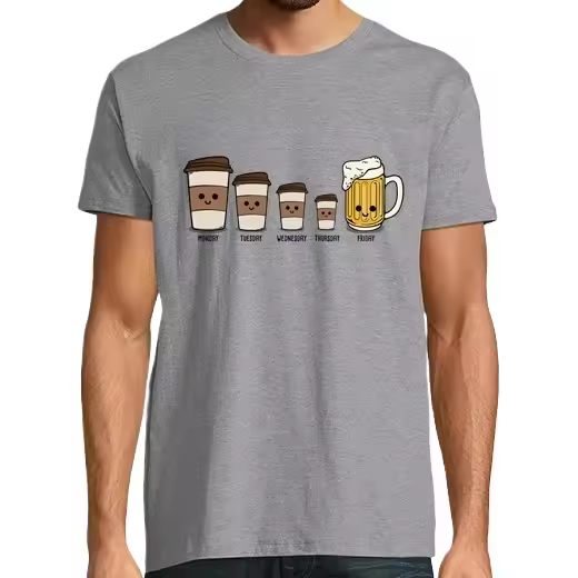 Semana evolución Camisetas CERVEZA,Pack Regalo Camiseta Personalizada - 1