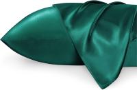 Bedsure-funda de almohada de satén para pelo y piel, sedosa, con cierre de sobre, Similar a fundas de almohada de seda - details 0