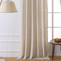 Cortinas de Salón con Efecto Lino,Cortina translúcida, Decoración del Hogar Moderna para Dormitorio,Comedor y estudio - details 2
