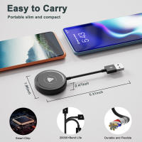 Módulo CarPlay original para coche con cable a inalámbrico, Android Auto box, sistema Android, adaptador de máquina para coche - details 7