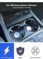 Cargador Inalámbrico Qi Para Mercedes Benz GLE GLS W166 C292 X166 Accesorios Modificación Placa de Carga Rápida de Teléfono 15w Fabricado en China - details 1
