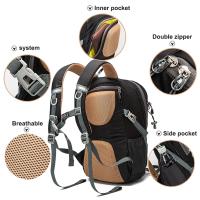 Mochila de nailon impermeable para hombre y mujer, bolsa de viaje de gran capacidad para acampada, senderismo y escalada, 30l - details 6
