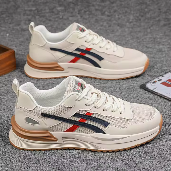 Nuevos Zapatos Deportivos Casuales, Zapatos Casuales Transpirables De Malla - 1