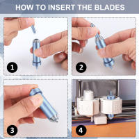 Kit de herramientas de transferencia de lámina portátil con 3 cuchillas, Kit de reparación de transferencia de lámina para Cricut Joy Circut Maker - details 9