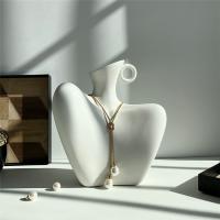 Florero de cerámica con forma de cuerpo femenino, florero pequeño minimalista de cerámica, estatua de cuerpo blanco para decoración del hogar - details 4