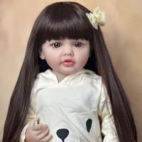 BZDOLL-Muñeca Reborn realista para niña, juguete de cuerpo completo de silicona de 22 pulgadas, regalo de cumpleaños encantador - details 0