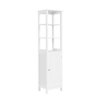 2 Puertas Armario de 4 Niveles para Zapatos Mueble Auxiliar con Cajón y Estantes Ajustables para Entrada de Salón 78 x 37 x 86 cm Blanco - details 8