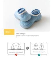 Calcetines antideslizantes de goma de punto suave para bebés, zapatos para niños pequeños de 0 a 2 años, interiores y exteriores, 4 estaciones - details 2