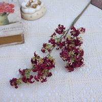 DIY florero de decoración Retro Artificial flor de tomillo de lujo realista rama de flor de tomillo elegante flor falsa de plástico decoración para sala de estar - details 11