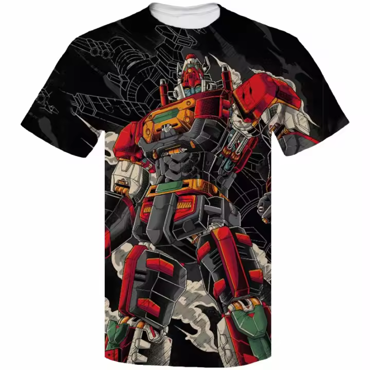Camiseta DAIMOS Iconic Mecha Series 3D con impresión completa - 1