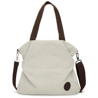 Bolso de mano informal europeo y americano para mujer, bandolera de hombro portátil de lona Simple, bolso cruzado de gran capacidad - details 14