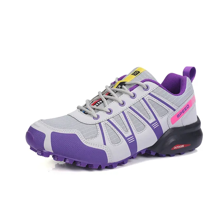 Zapatos de senderismo ligeros y transpirables para mujer en la montaña con antideslizante - 1