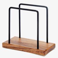 Servilletero de madera Original para decoración de comedor, soporte de pie, dispensador de servilletas, artesanía de madera - details 2