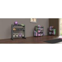 Gimnasio en Casa Ajustable Jusgym Soporte de Peso Hecho a Mano de 1200LB para Mancuernas y Mancuernas Equipo de Entrenamiento de Equilibrio - details 7