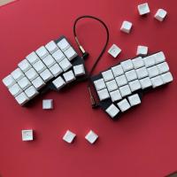 Teclado Corne V4 Spilt negro con cable, modo único, intercambio en caliente, teclado con bocina, RGB personalizado, VIAL, Kit de teclado ergonómico, accesorios para jugadores - details 30