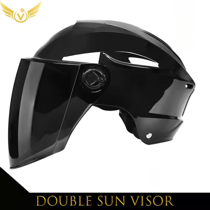 Cascos de moto para hombre y mujer, accesorios de seguridad para motos eléctricas, Vespa, Cascadas, Soman, City y Summer - 1